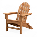 Fauteuil de jardin Adirondack 88 x 78 x 98 cm en bois naturel inclinable
